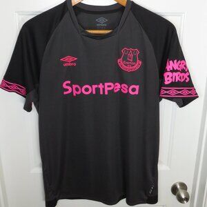 Everton Jersey Away 2018-19 Umbro Authentic Original Soccer Football Black LG